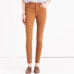 Madewell 9 inch high rise sateen skinny jeans 25